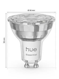 Philips Hue White & Colour Ambiance Essential Starter Kit with 3 Smart GU10 Light Bulbs & Bridge - view 2, Multi Multi