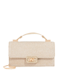 Dune London Embellished Fabric Clutch Bag, Gold