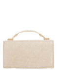 Dune London Embellished Fabric Clutch Bag, Gold