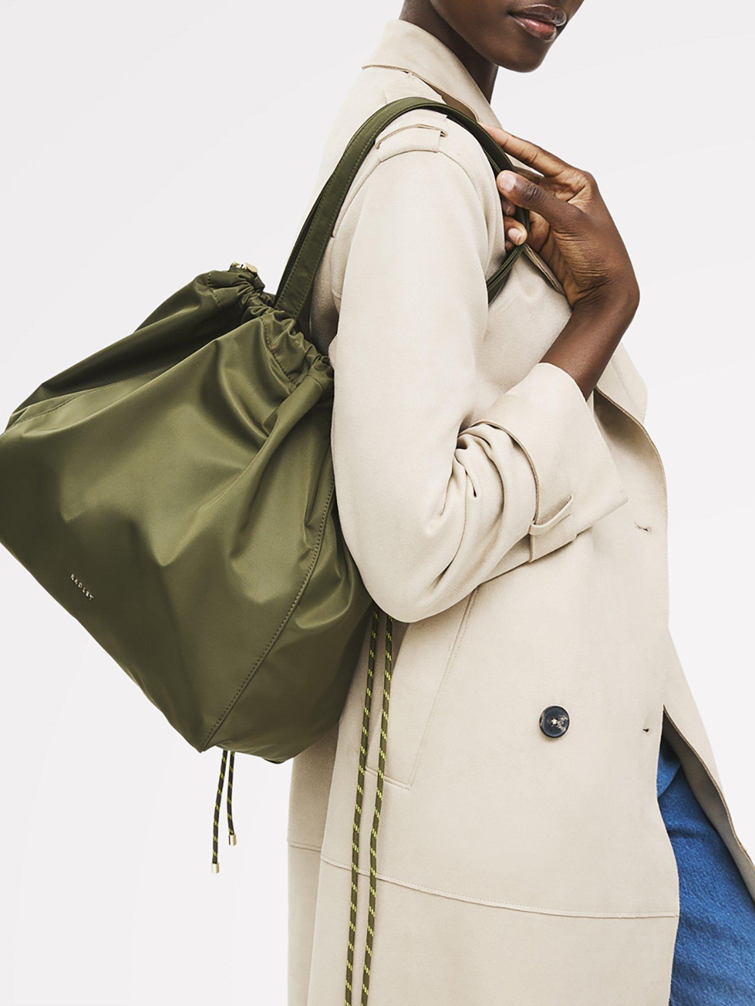 Product image 7 of 7, which shows Radley Eden Row Large Open Top Tote Bag, Khaki