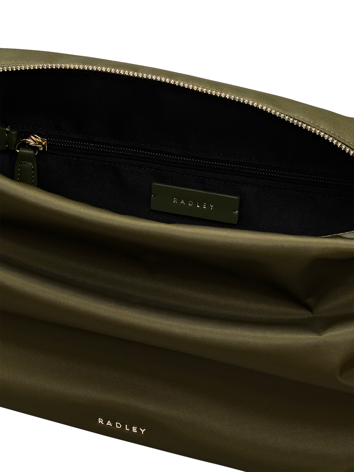 Product image 4 of 6, which shows Radley Eden Row Drawstring Crossbody Bag, Khaki