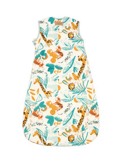 Tutti Bambini Run Wild Baby Sleeping Bag, 2.5 Tog, 0-6 months, Natural White, Natural White