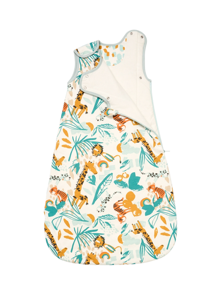 Tutti Bambini Run Wild Baby Sleeping Bag, 2.5 Tog, 0-6 months, Natural White - view 2, Natural White