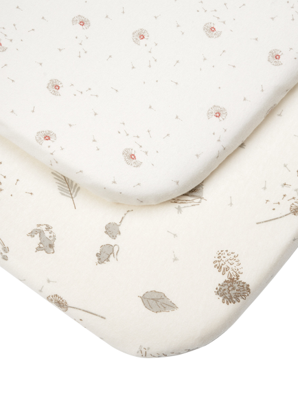 Tutti Bambini Crib Cocoon Bedding Set, White - view 2, Natural
