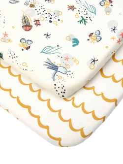 Tutti Bambini Crib Planet Bedding Set, Multi - view 2, Blue