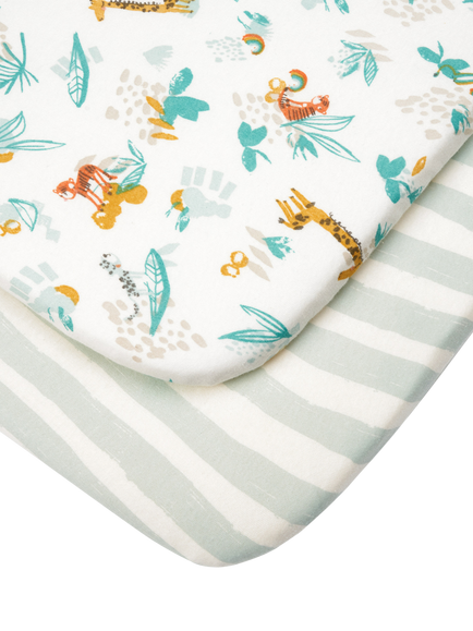 Tutti Bambini Crib Jungle Bedding Set, Multi - view 2, Multi