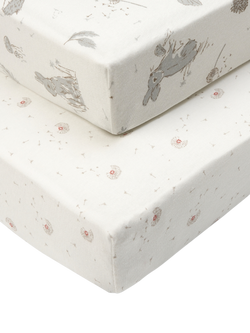 Tutti Bambini Starter Cocoon Cotbed Bedding Set, White - view 2, Natural