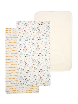 Tutti Bambini Starter Planet Cotbed Bedding Set, Multi, Blue