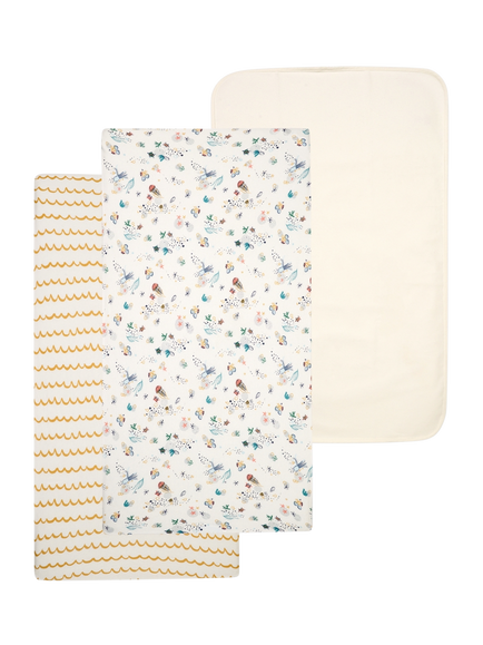 Tutti Bambini Starter Planet Cotbed Bedding Set, Multi, Blue