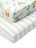 Tutti Bambini Starter Run Wild Cotbed Bedding Set, Multi