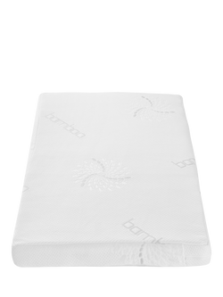 Tutti Bambini Natural Coir Fibre Cotbed Mattress, 140 x 70cm, White