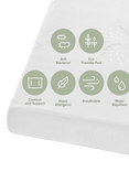 Tutti Bambini Natural Coir Fibre Cotbed Mattress, 140 x 70cm