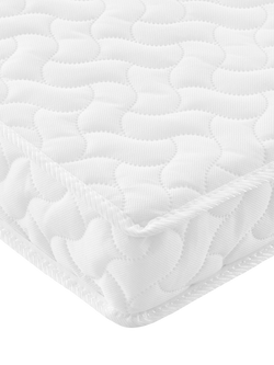 Tutti Bambini Pocket Sprung Cotbed Mattress, 140x70cm, White