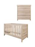 Tutti Bambini Modena Cotbed and Changing Chest 2 Piece Set, Oak