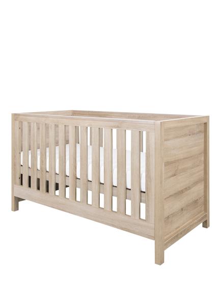 Tutti Bambini Modena 3-in-1 Cotbed and Pocket Sprung Mattress, Oak