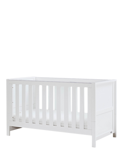 Tutti Bambini Tivoli 3-in-1 Cotbed and Pocket Sprung Mattress, White