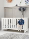 Tutti Bambini Tivoli 3-in-1 Cotbed and Pocket Sprung Mattress, White
