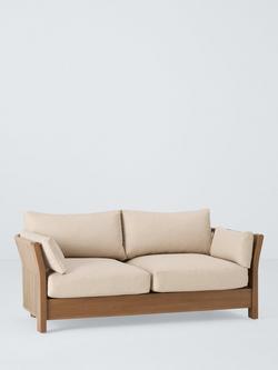 John Lewis Cord 2-Seater Garden Sofa, Mocha, Mocha