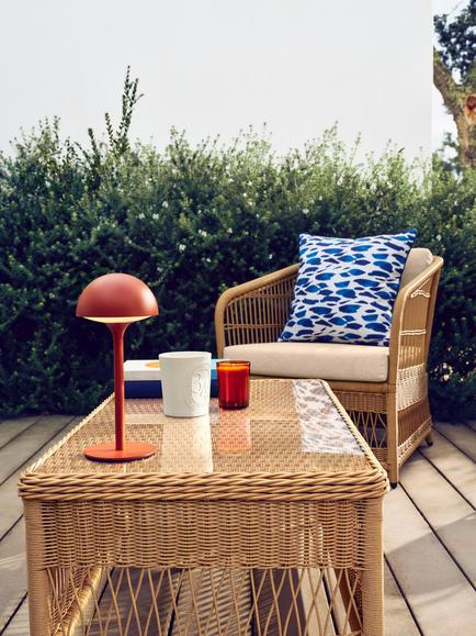 John Lewis Harbour Weave Garden Lounge Chair, Natural - view 2, Natural