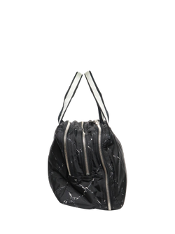 Pre-loved CHANEL 1997 Canvas Toiletries Bag, Black - view 2, Black