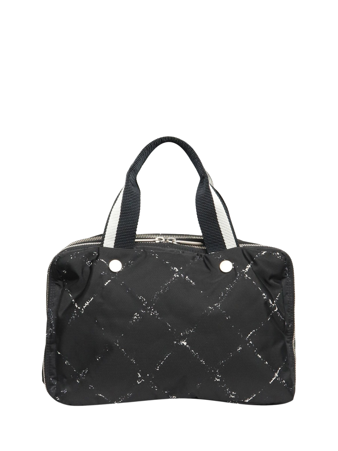 Product image 3 of 10, which shows Pre-loved CHANEL 1997 Canvas Toiletries Bag, Black