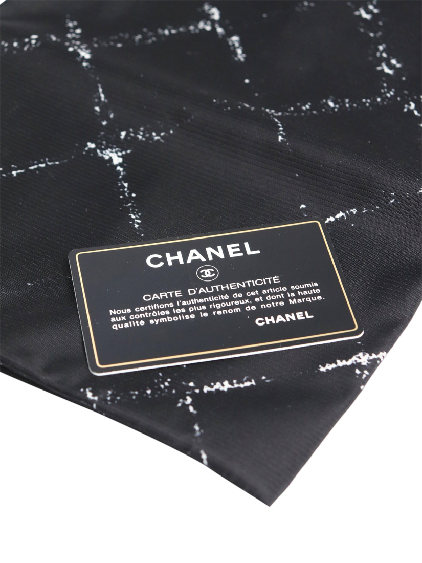 Product image 7 of 10, which shows Pre-loved CHANEL 1997 Canvas Toiletries Bag, Black