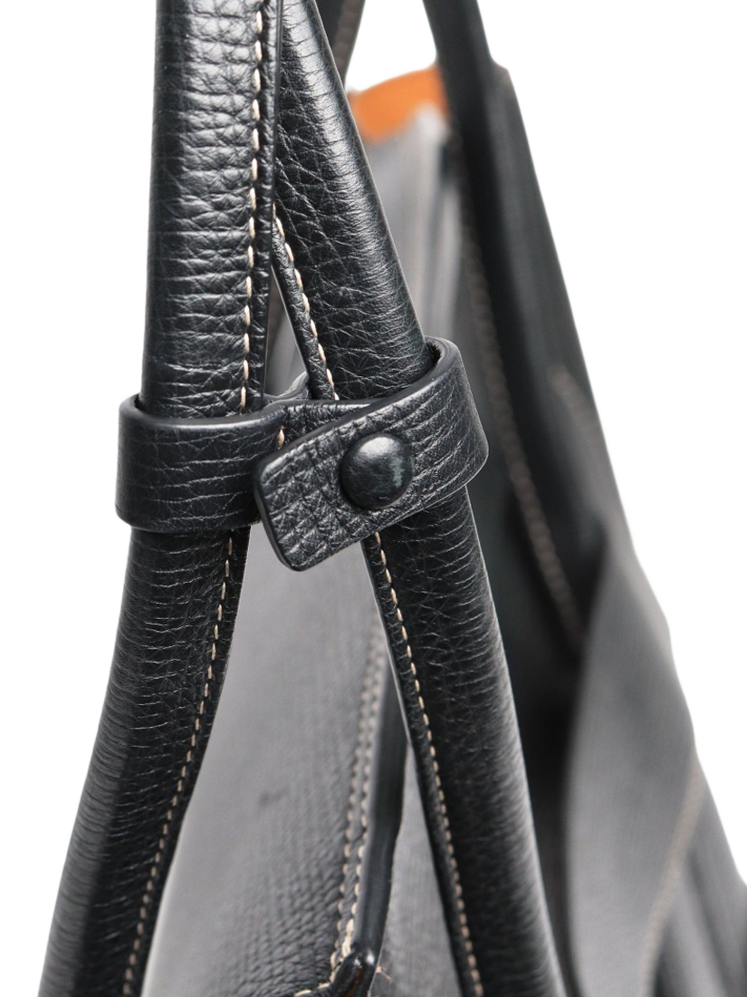 Product image 9 of 10, which shows Pre-loved CHANEL 1997 Canvas Toiletries Bag, Black