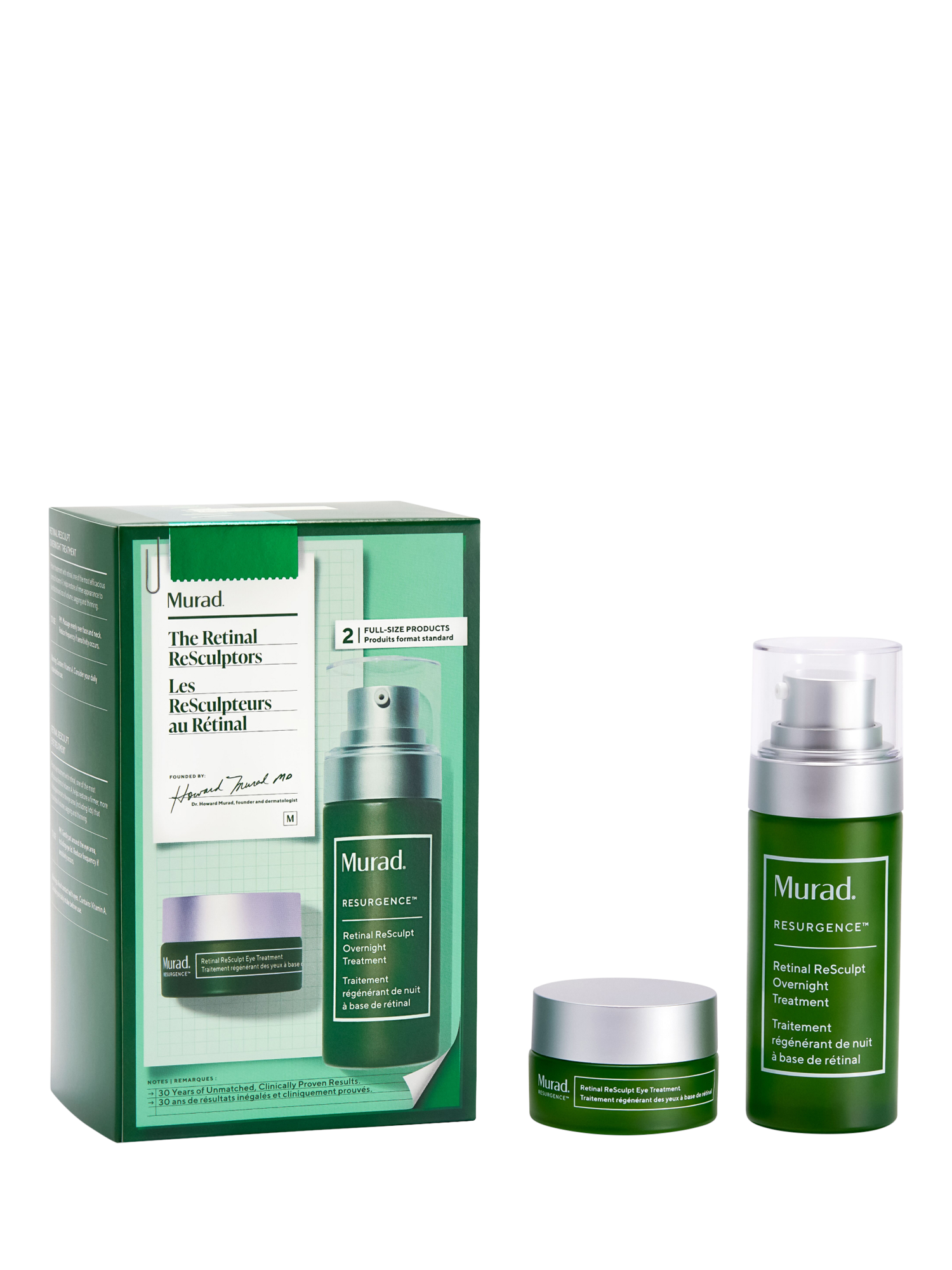 Product image 2 of 8, which shows Murad The Retinal Resculptors Skincare Gift Set