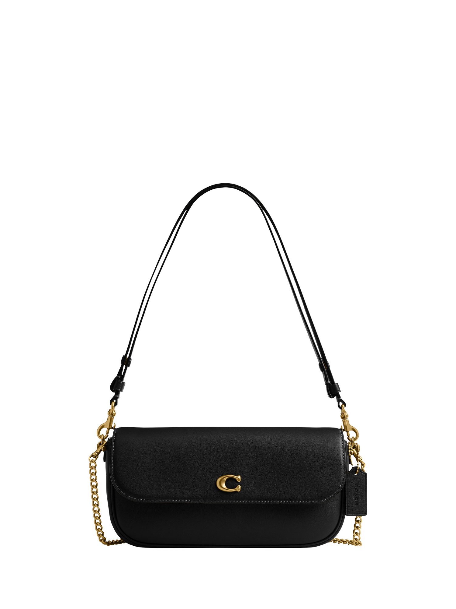 Product image 1 of 4, which shows Coach Brook Flap Front Multiway Bag, B4/Black