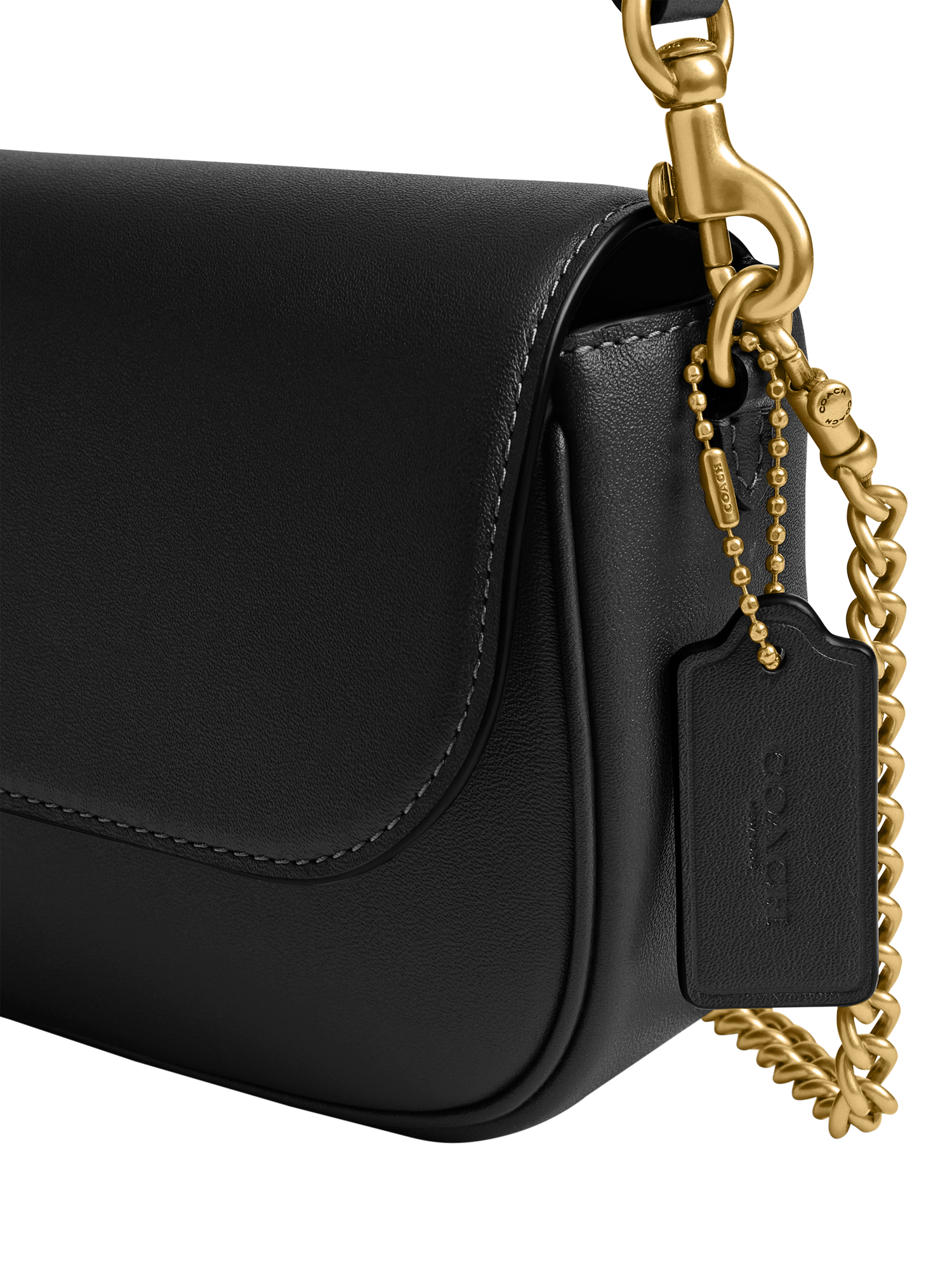 Product image 4 of 4, which shows Coach Brook Flap Front Multiway Bag, B4/Black