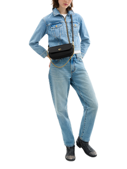 Coach Brook Flap Front Multiway Bag, B4/Black - view 2, Black