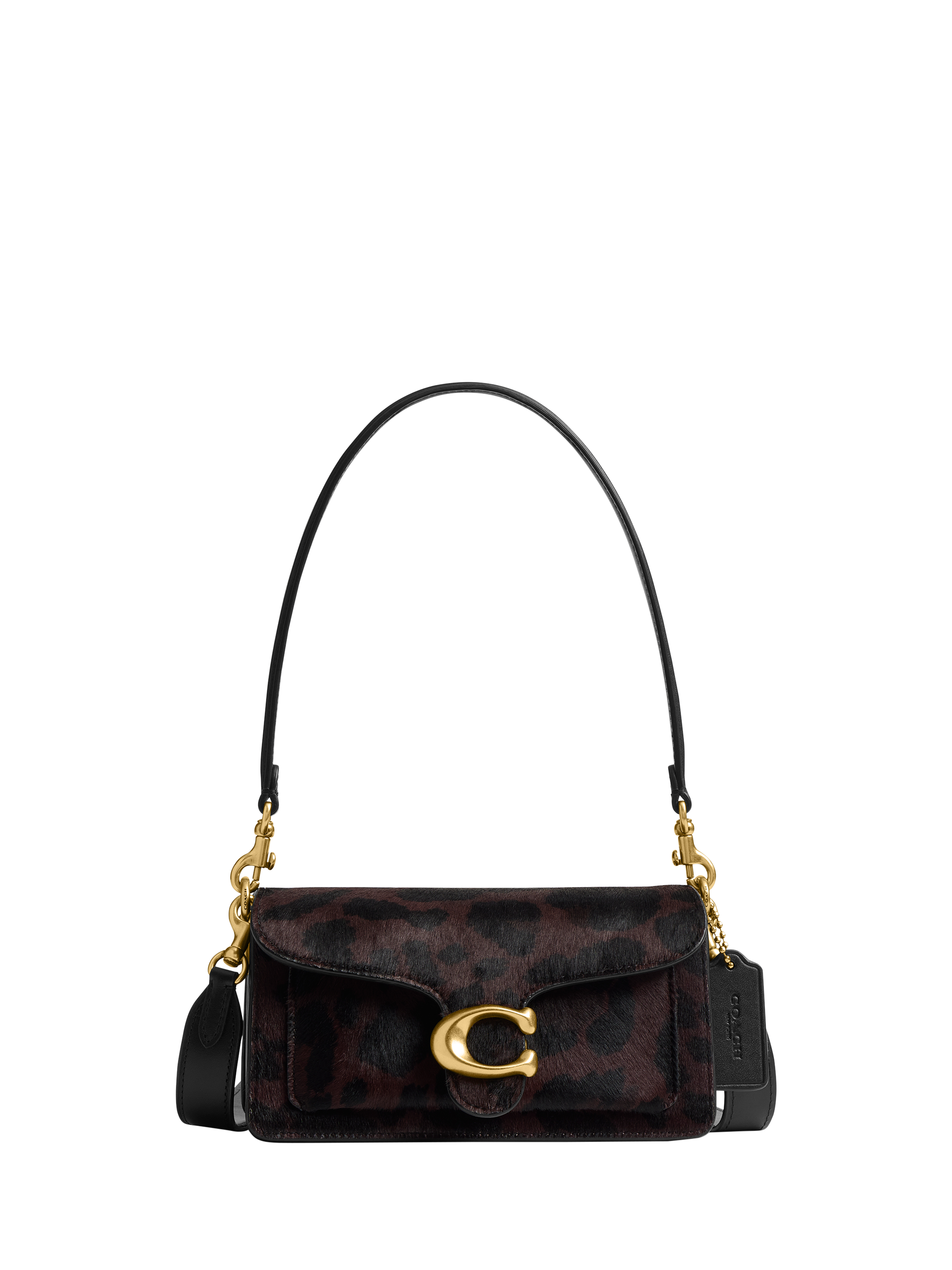 Coach Structured Tabby Petite 20 Shoulder Bag, B4/Dark Leopard