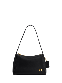 Coach Lola Leather Shoulder Bag, Black, B4/Black