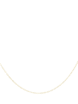IBB 9ct Yellow Gold Soldered Trace Chain, Gold