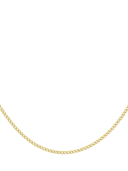 IBB 9ct Yellow Gold Curb Chain, Gold