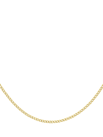 IBB 9ct Yellow Gold Curb Chain, Gold