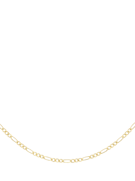 IBB 9ct Yellow Gold Figaro Chain, Gold