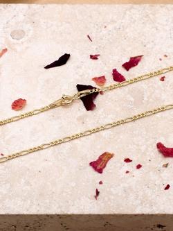 IBB 9ct Yellow Gold Figaro Chain - view 2, Gold