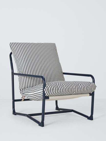 John Lewis Marcy Sling Garden Chair, Navy