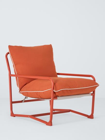 John Lewis Marcy Sling Garden Chair, Burnt Orange