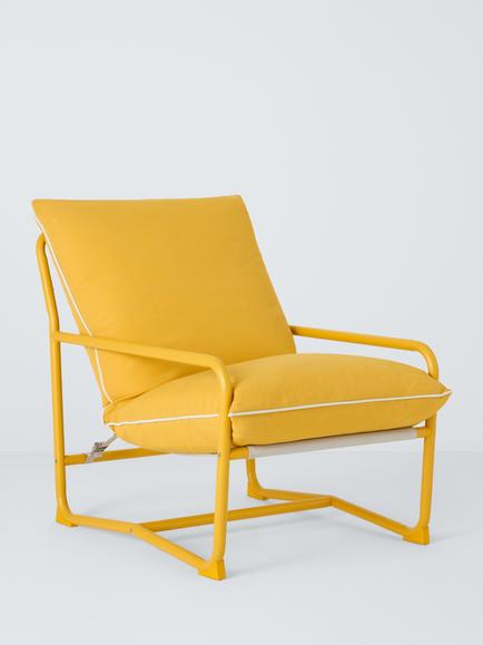 John Lewis Marcy Sling Garden Chair, Golden Olive