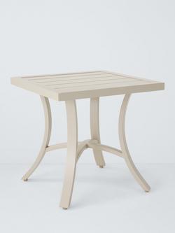 John Lewis Marlow Aluminium 2-Seater Garden Lounge Set, Taupe - view 2, Taupe