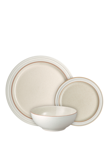 Denby Heritage Atrium Stoneware Dinnerware Set, 12 Piece, Natural - view 2, Natural