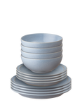 Denby Sky Blue Stoneware Dinnerware Set, 12 Piece