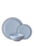 Denby Sky Blue Stoneware Dinnerware Set, 12 Piece