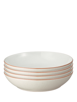 Denby Heritage Atrium Stoneware Pasta Bowl, Set of 4, Natural, Natural