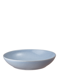 Denby Sky Blue Stoneware Pasta Bowls, Set of 4, 22cm - view 2, Blue