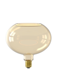 Calex Aura Porto 4.5W LED E200 Dimmable E27 Globe Bulb, Gold