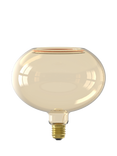 Calex Aura Porto 4.5W LED E200 Dimmable E27 Globe Bulb, Gold