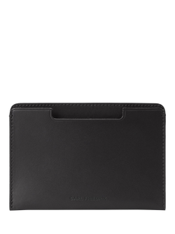 Carl Friedrik Easton Leather Passport Holder, Black